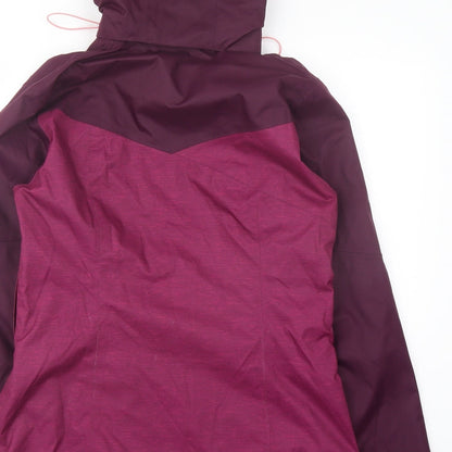 Womens UK Size M Quechua Purple Rain Coat