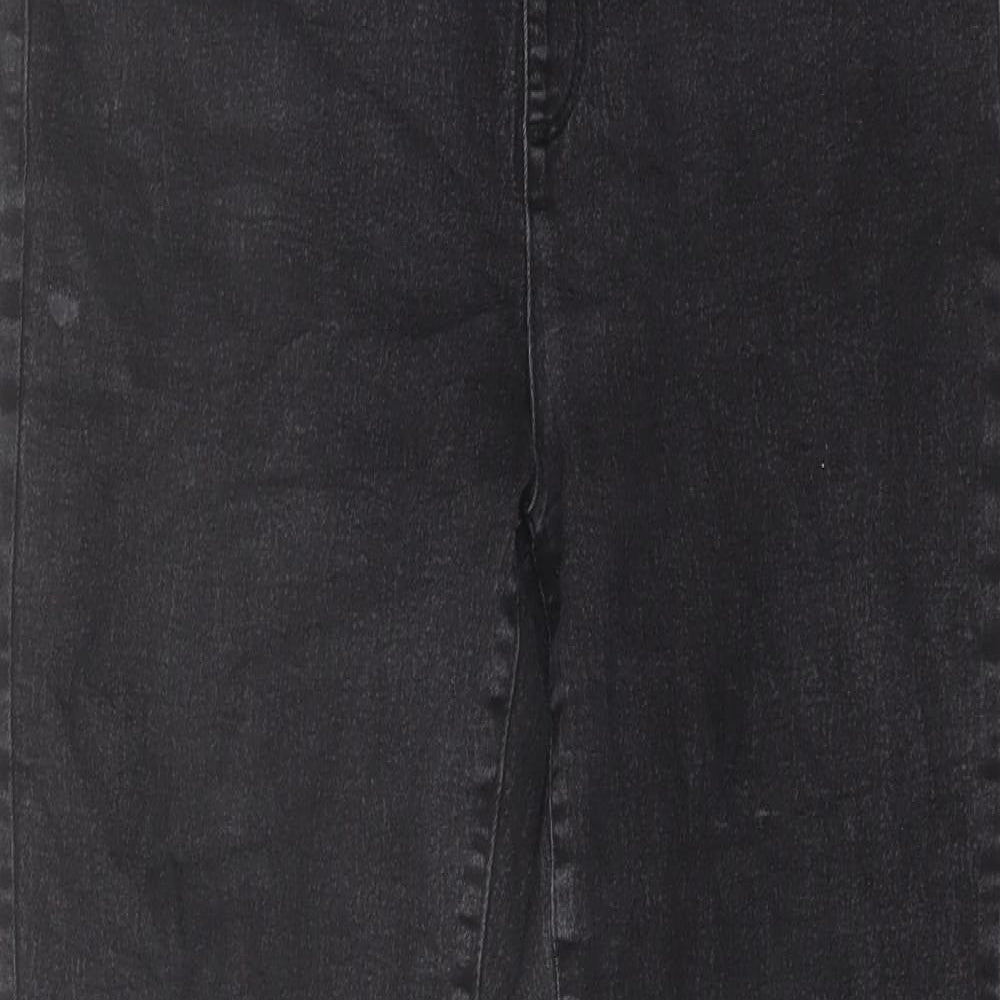 Denim & Co. Womens Grey Cotton Jegging Jeans Size 14 L27 in Regular