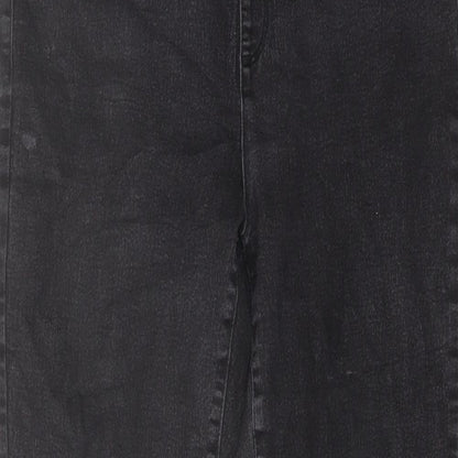 Denim & Co. Womens Grey Cotton Jegging Jeans Size 14 L27 in Regular