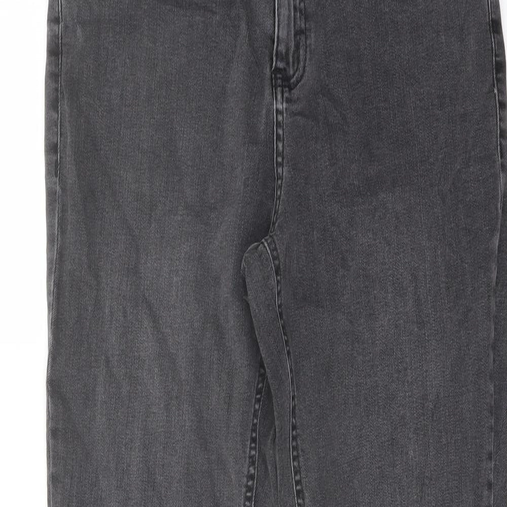 Principles Womens Grey Cotton Skinny Jeans Size 12 L26 in Regular Button