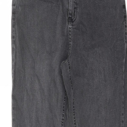 Principles Womens Grey Cotton Skinny Jeans Size 12 L26 in Regular Button