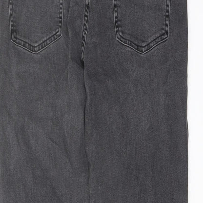 Principles Womens Grey Cotton Skinny Jeans Size 12 L26 in Regular Button