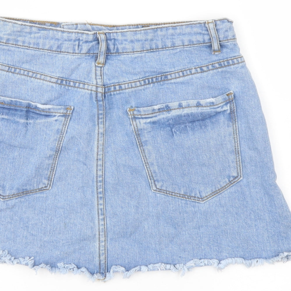 Womens UK Size 28 in FOREVER 21 A-Line Denim Skirt