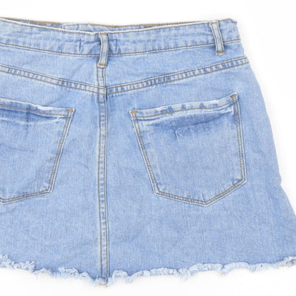 Womens UK Size 28 in FOREVER 21 A-Line Denim Skirt