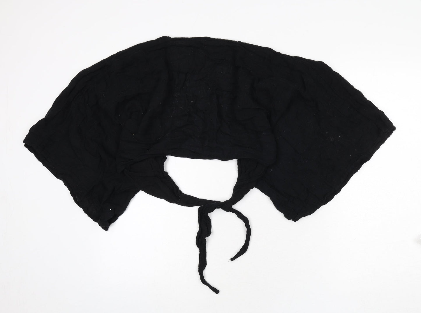 Womens UK Size M Pull&Bear Black Wrap Blouse