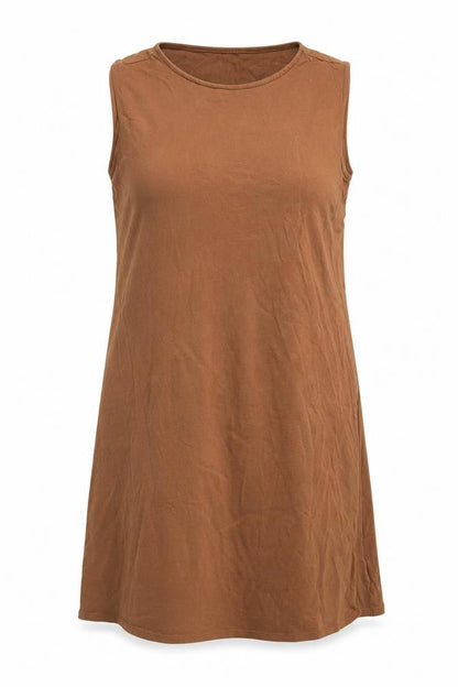 H&M Womens Brown Cotton A-Line Size L Round Neck Pullover