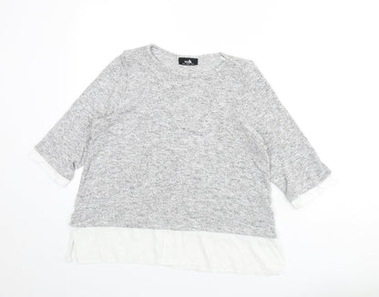 Womens UK Size 14 Wallis Grey Pullover Jumper