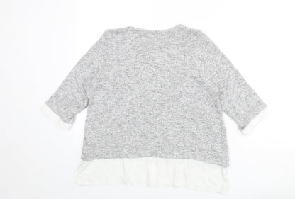 Womens UK Size 14 Wallis Grey Pullover Jumper