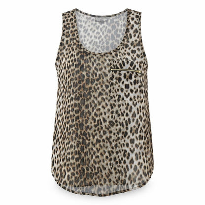 Womens UK Size 8 Topshop Multicoloured Basic Tank