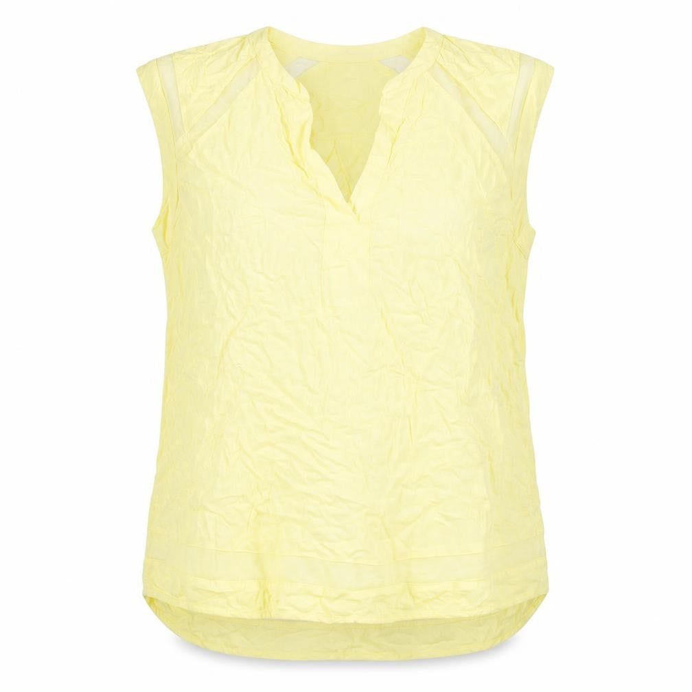 Womens UK Size 16 Warehouse Yellow Basic Tank