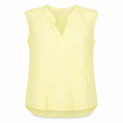 Womens UK Size 16 Warehouse Yellow Basic Tank