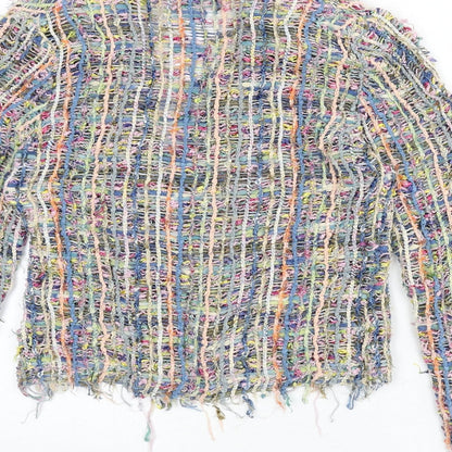 Caroline Bliss Womens Multicoloured Jacket Size 12 Button - Shoulder Pads