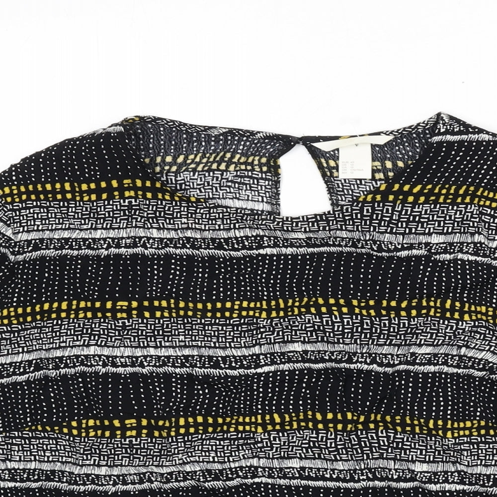 Womens UK Size 16 H&M Multicoloured Basic Blouse