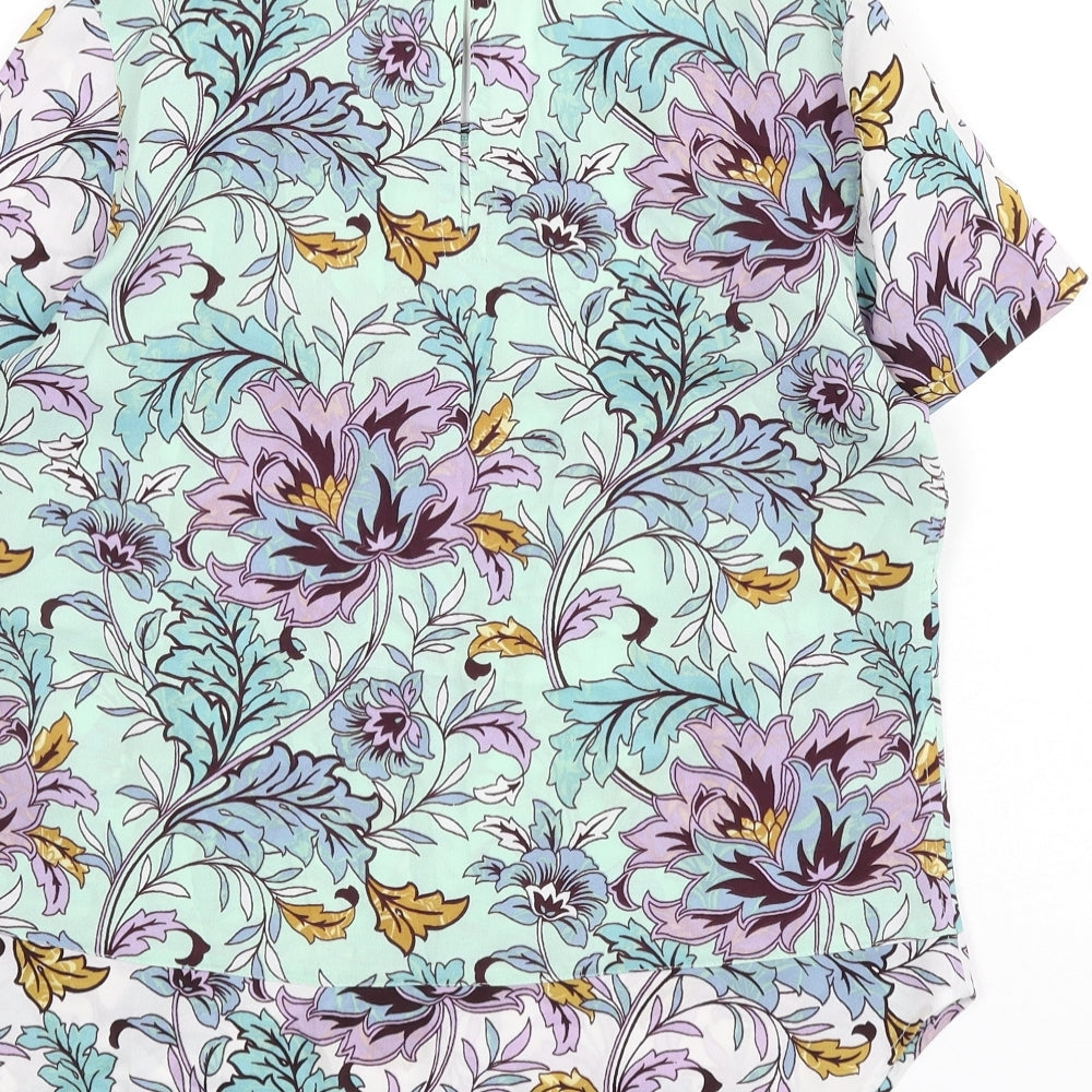 Womens UK Size 10 Marks and Spencer Multicoloured Basic Blouse