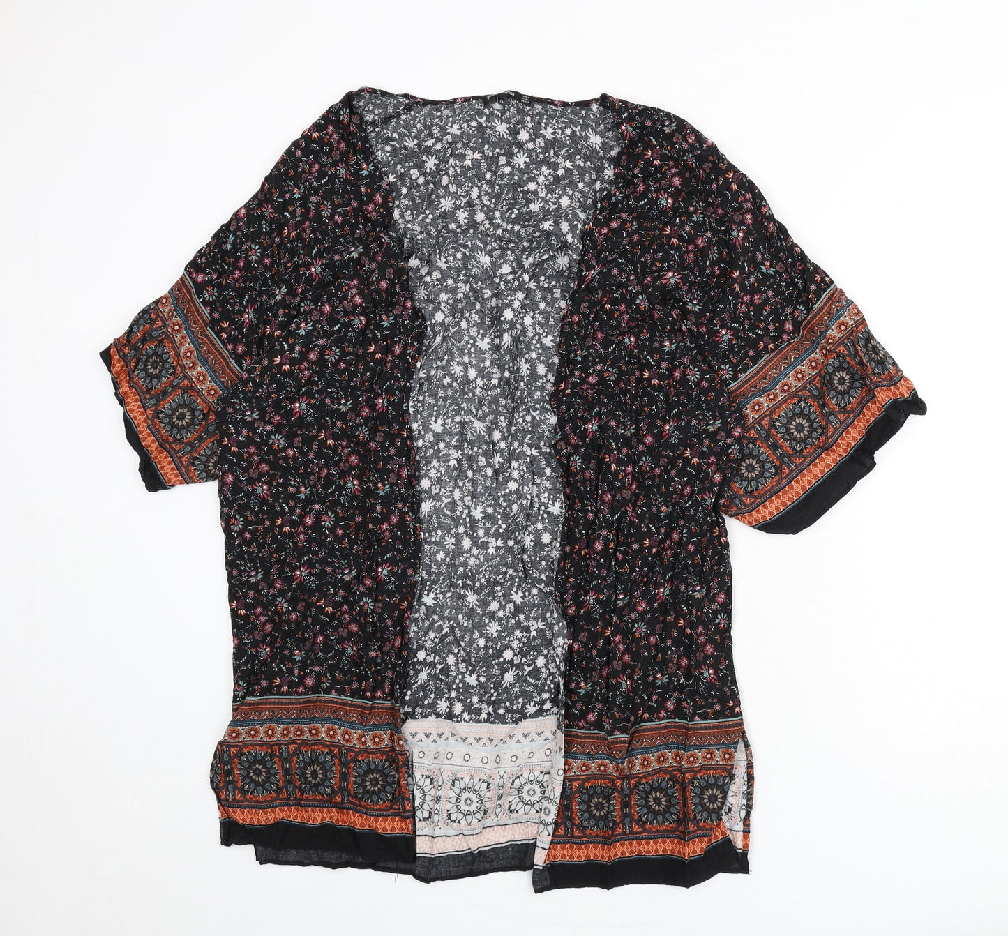 Womens UK Size M Stradivarius Multicoloured Kimono Blouse