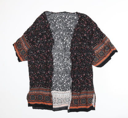 Womens UK Size M Stradivarius Multicoloured Kimono Blouse