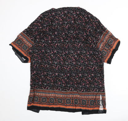 Womens UK Size M Stradivarius Multicoloured Kimono Blouse