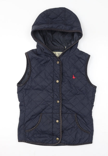 Womens UK Size 8 Jack Wills Blue Gilet