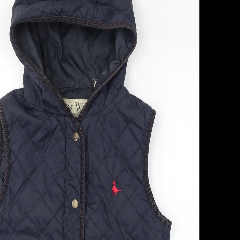 Womens UK Size 8 Jack Wills Blue Gilet