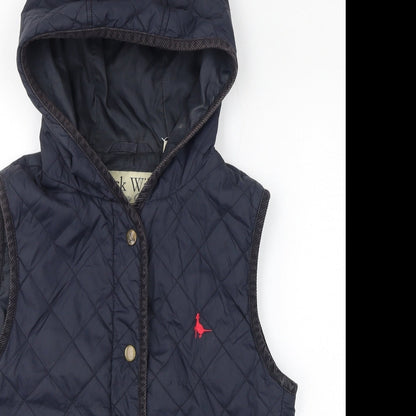Womens UK Size 8 Jack Wills Blue Gilet