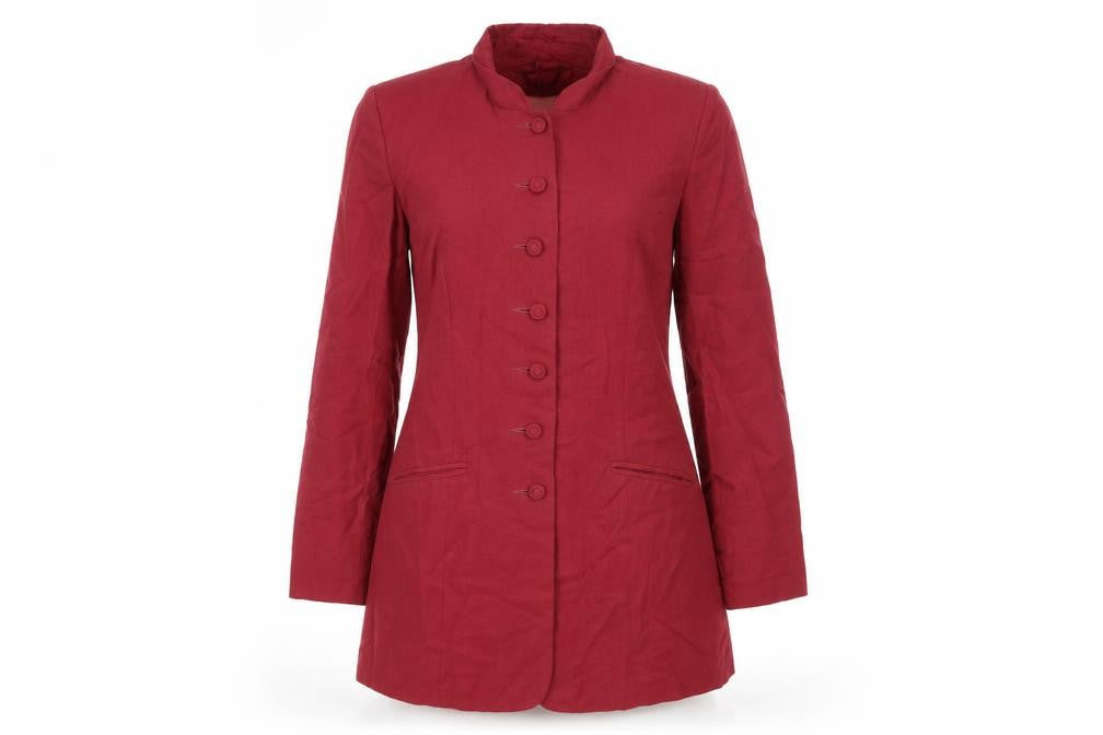 Womens UK Size 10 Monsoon Red Overcoat
