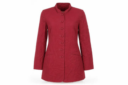 Womens UK Size 10 Monsoon Red Overcoat
