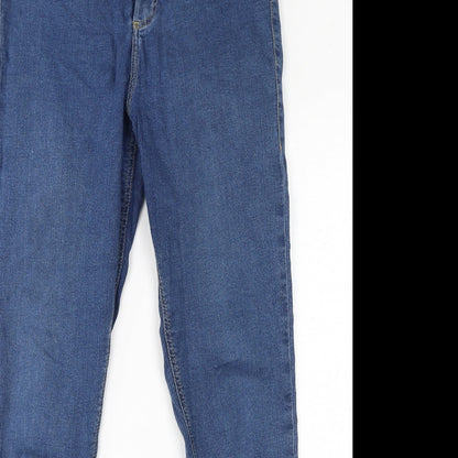 Topshop Womens Blue Cotton Jegging Jeans Size 33 in L32 in Regular Zip