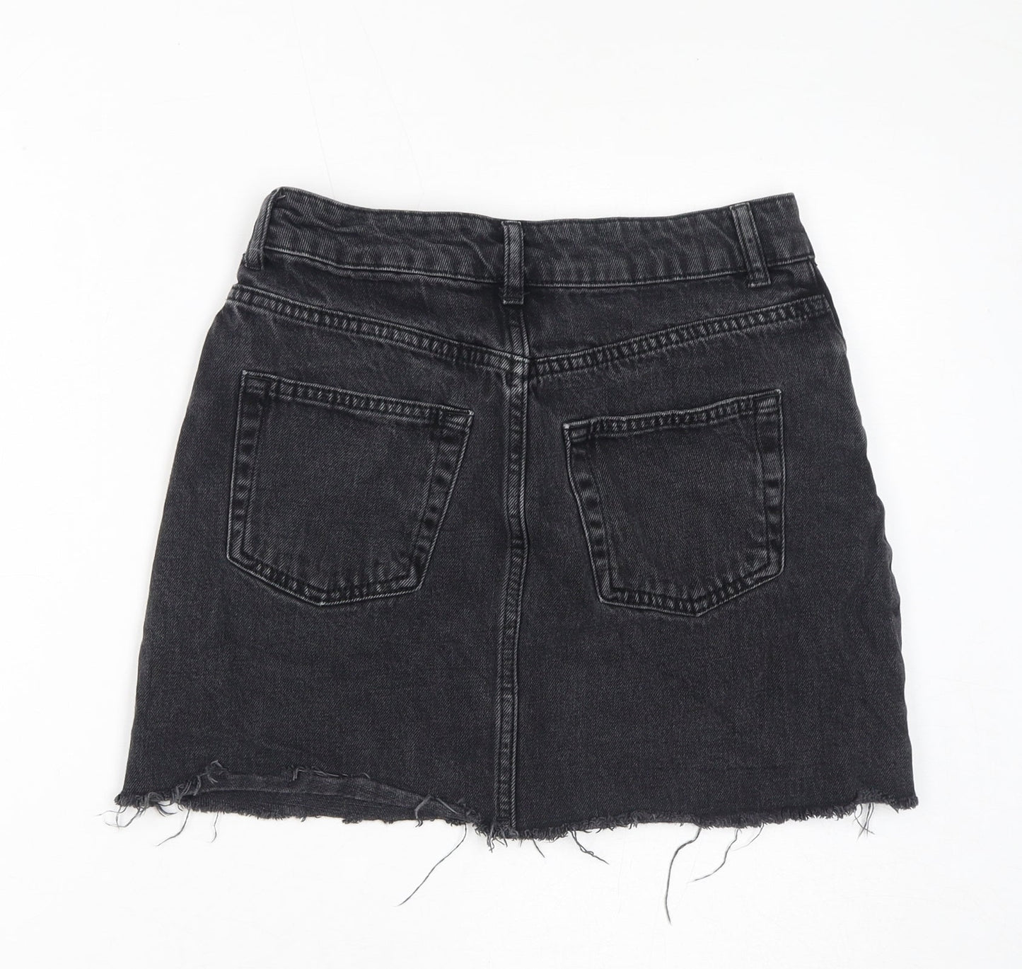 Womens UK Size 8 Topshop A-Line Denim Skirt