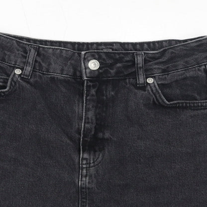Womens UK Size 8 Topshop A-Line Denim Skirt