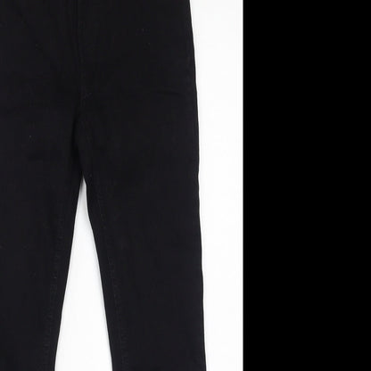 365 Denim Womens Black Cotton Skinny Jeans Size 8 L26 in Regular Zip