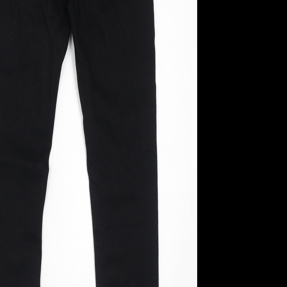 365 Denim Womens Black Cotton Skinny Jeans Size 8 L26 in Regular Zip