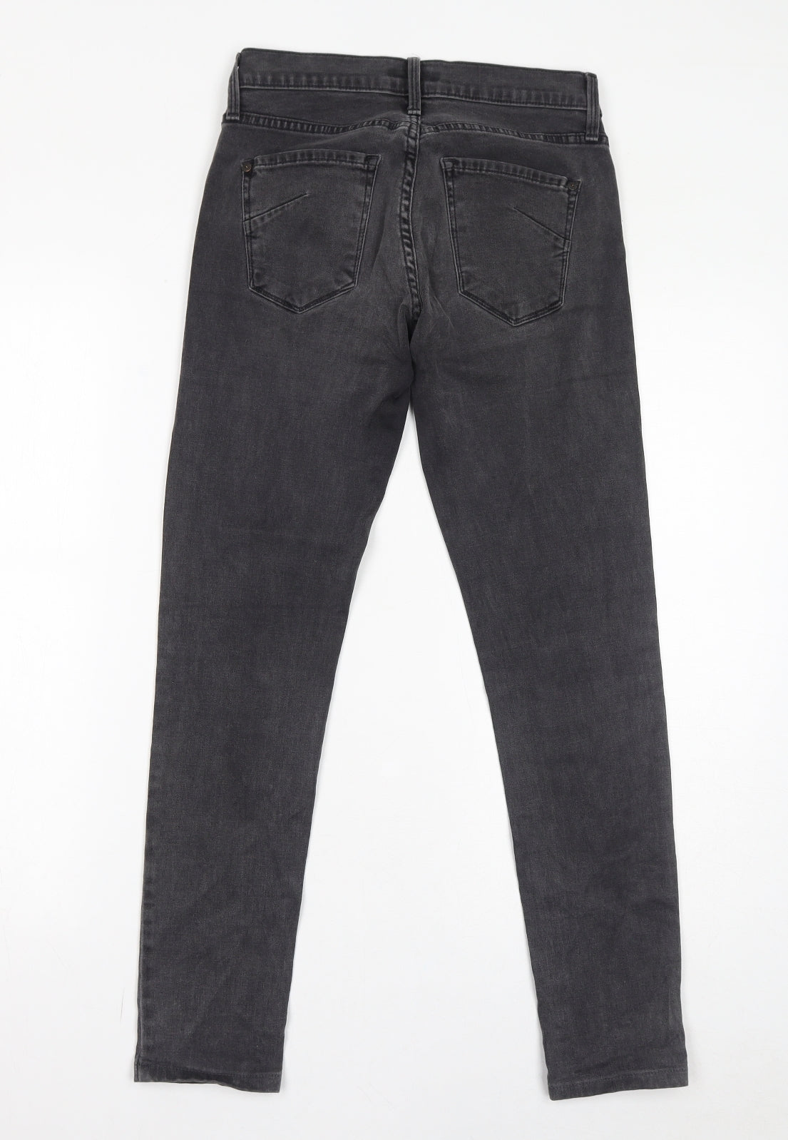 James Jeans Womens Grey Cotton Skinny Jeans Size 28 in L28 in Regular Zip