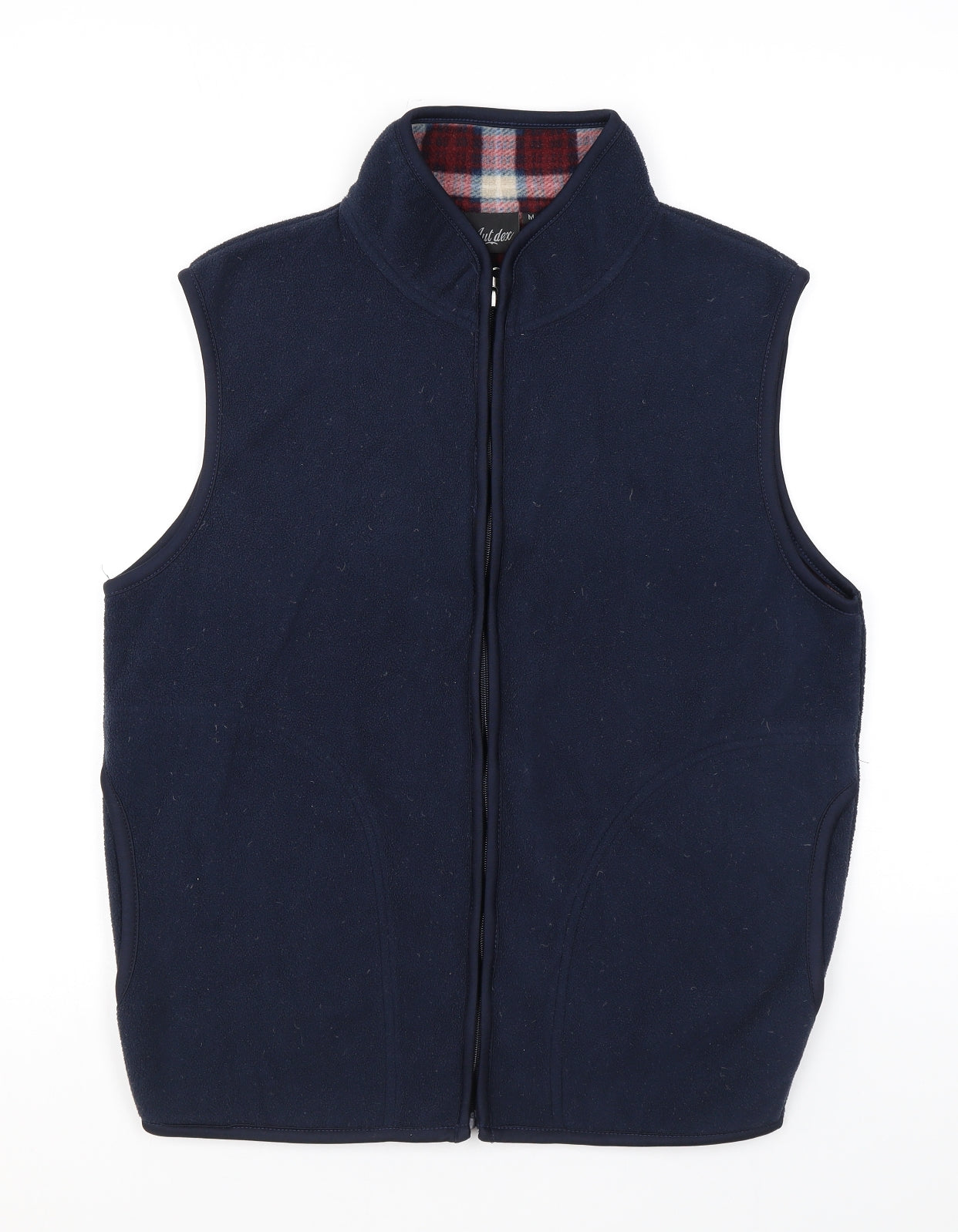 Aut Dex Mens Blue Gilet Jacket Size M Zip