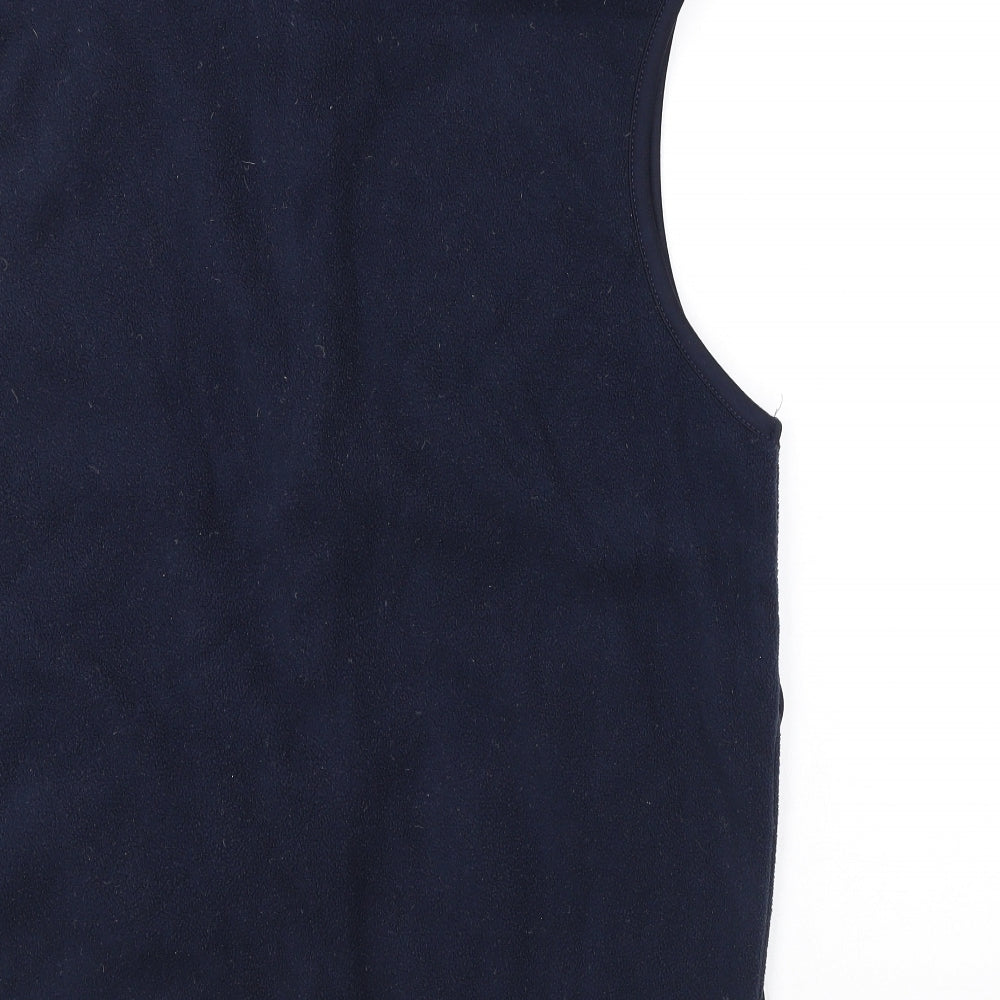 Aut Dex Mens Blue Gilet Jacket Size M Zip