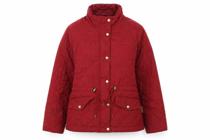 Target Dry Womens Red Quilted Jacket Size XS Zip