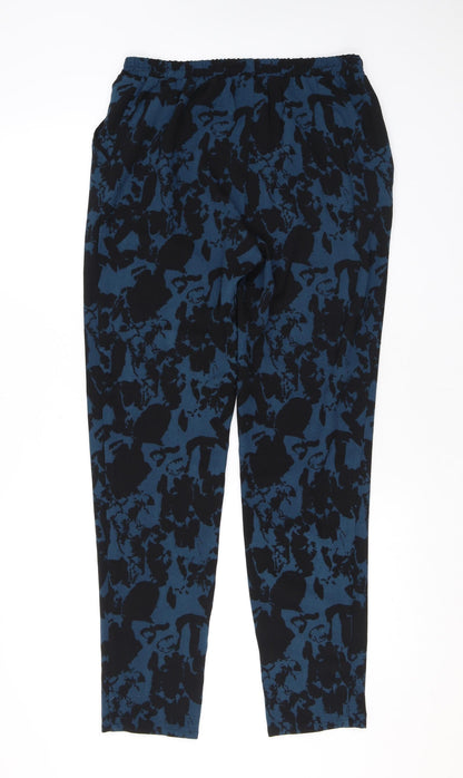 Womens UK Size S ICHI Regular Fit  Blue Trousers