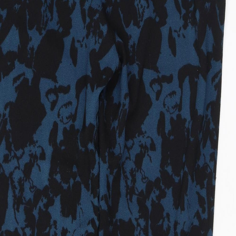 Womens UK Size S ICHI Regular Fit  Blue Trousers