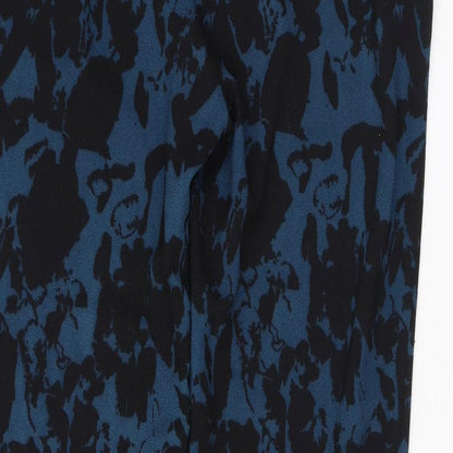 Womens UK Size S ICHI Regular Fit  Blue Trousers