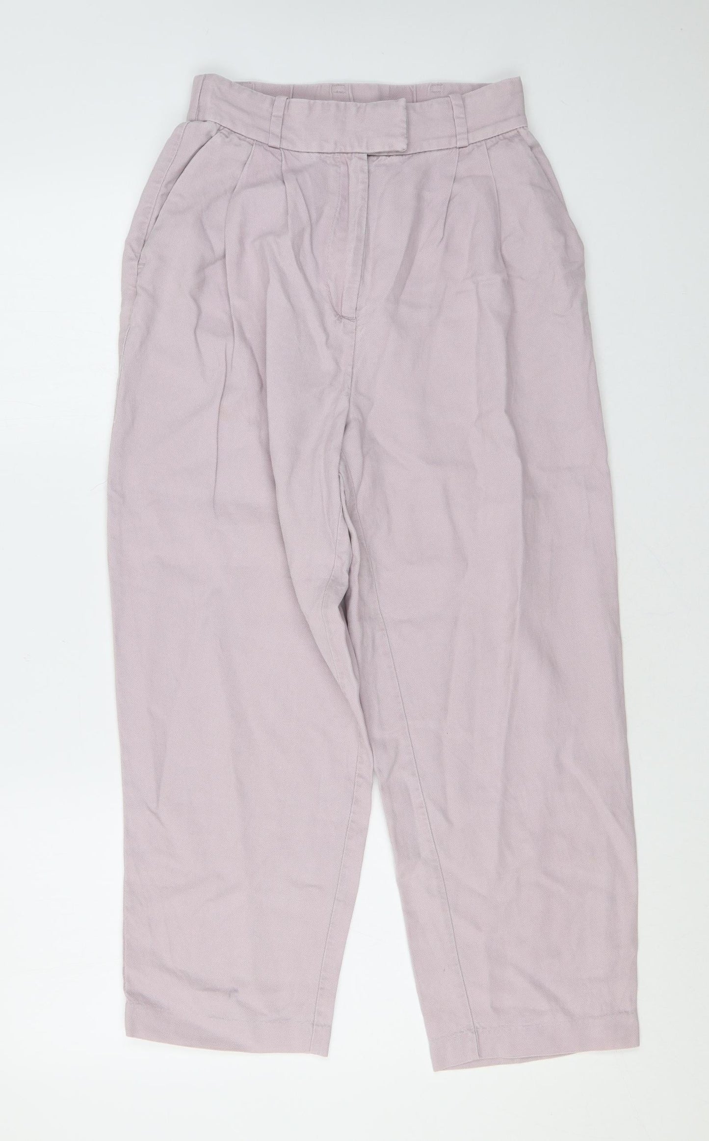 Womens UK Size 8 H&M Regular Fit  Purple Trousers