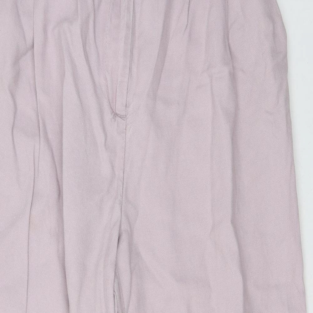 Womens UK Size 8 H&M Regular Fit  Purple Trousers