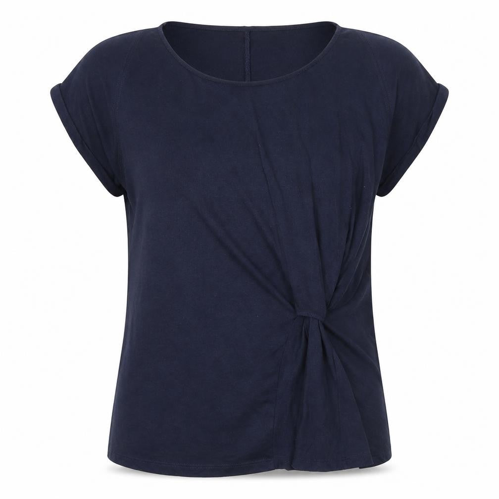 Womens UK Size 14 John Lewis Blue Basic T-Shirt