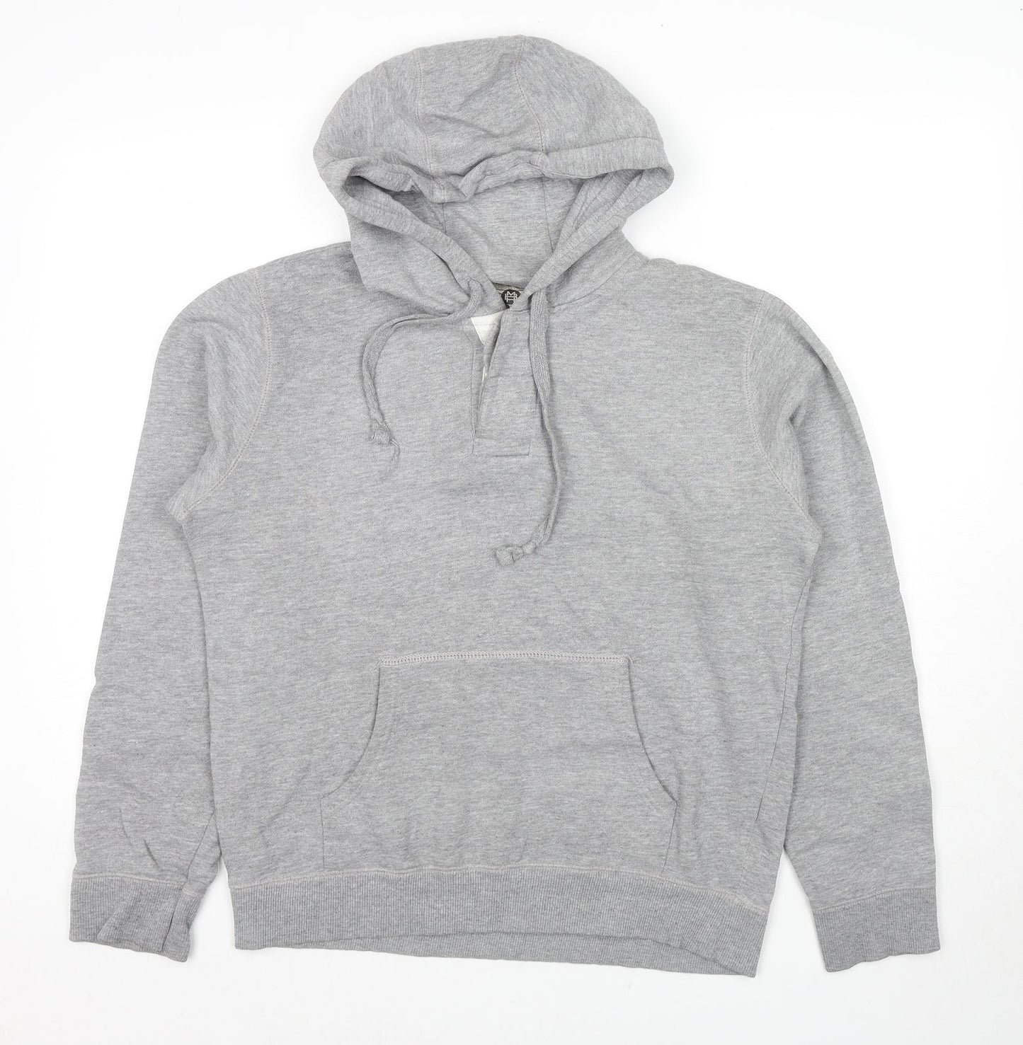 Mens UK Size M Burton Grey Pullover Hoodie