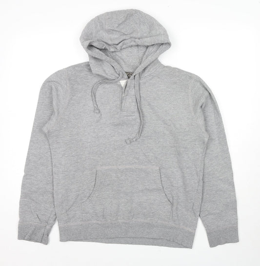 Mens UK Size M Burton Grey Pullover Hoodie