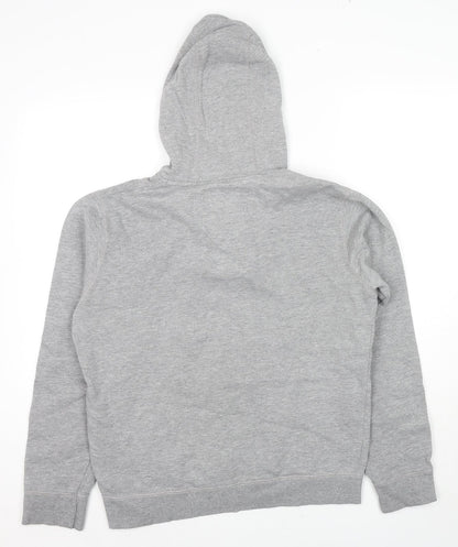 Mens UK Size M Burton Grey Pullover Hoodie
