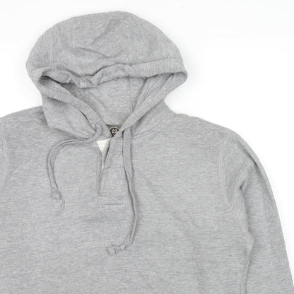 Mens UK Size M Burton Grey Pullover Hoodie