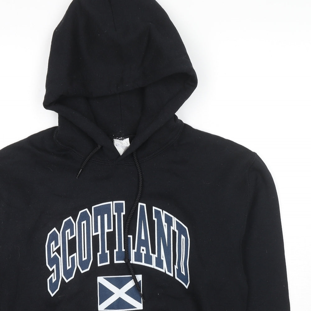 Gildan Womens Black Cotton Pullover Hoodie Size S Pullover - Scotland