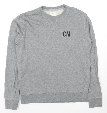 Mens UK Size M Marks and Spencer Grey Pullover Hoodie