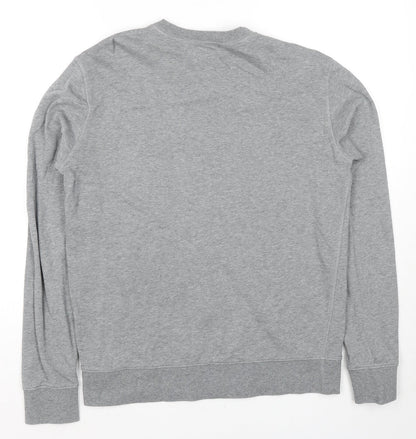 Mens UK Size M Marks and Spencer Grey Pullover Hoodie