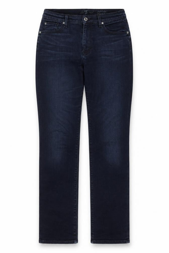 7 For All Mankind Womens Blue Cotton Skinny Jeans Size 30 in L33 in Regular Zip
