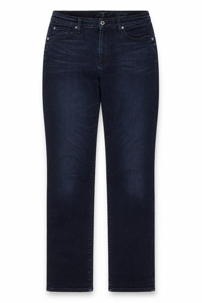 7 For All Mankind Womens Blue Cotton Skinny Jeans Size 30 in L33 in Regular Zip
